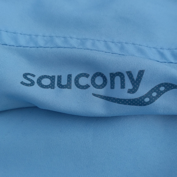 Ladies Blue Saucony Windbreaker Jacket, Size Small, Lightweight, Back Ve… - Picture 11 of 14
